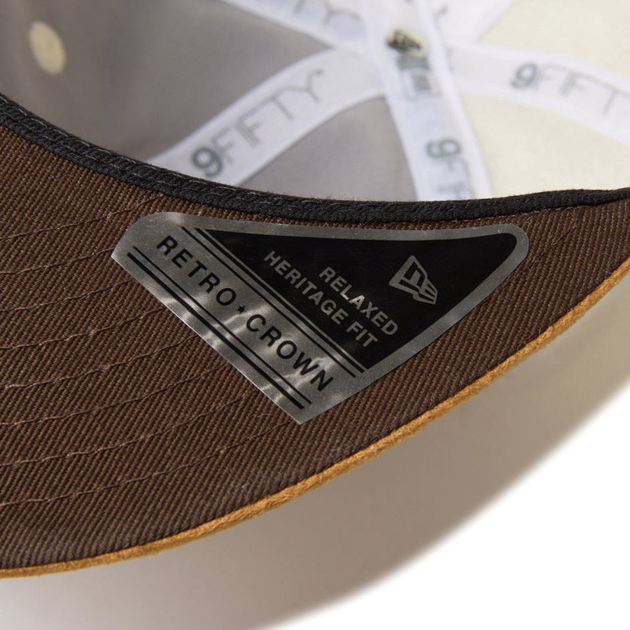 RC 9FIFTY ニューヨーク・ヤンキース オフホワイト マスタードスウェードバイザー