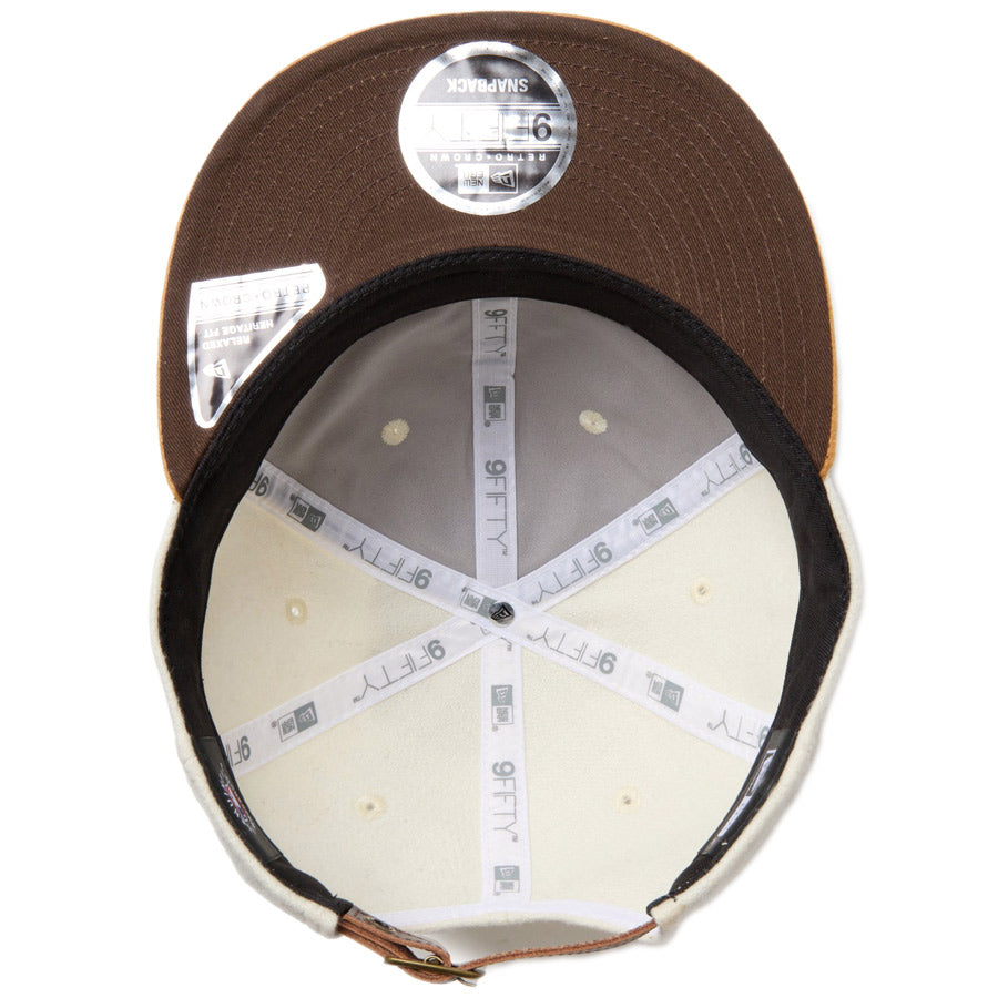 RC 9FIFTY ニューヨーク・ヤンキース オフホワイト マスタードスウェードバイザー