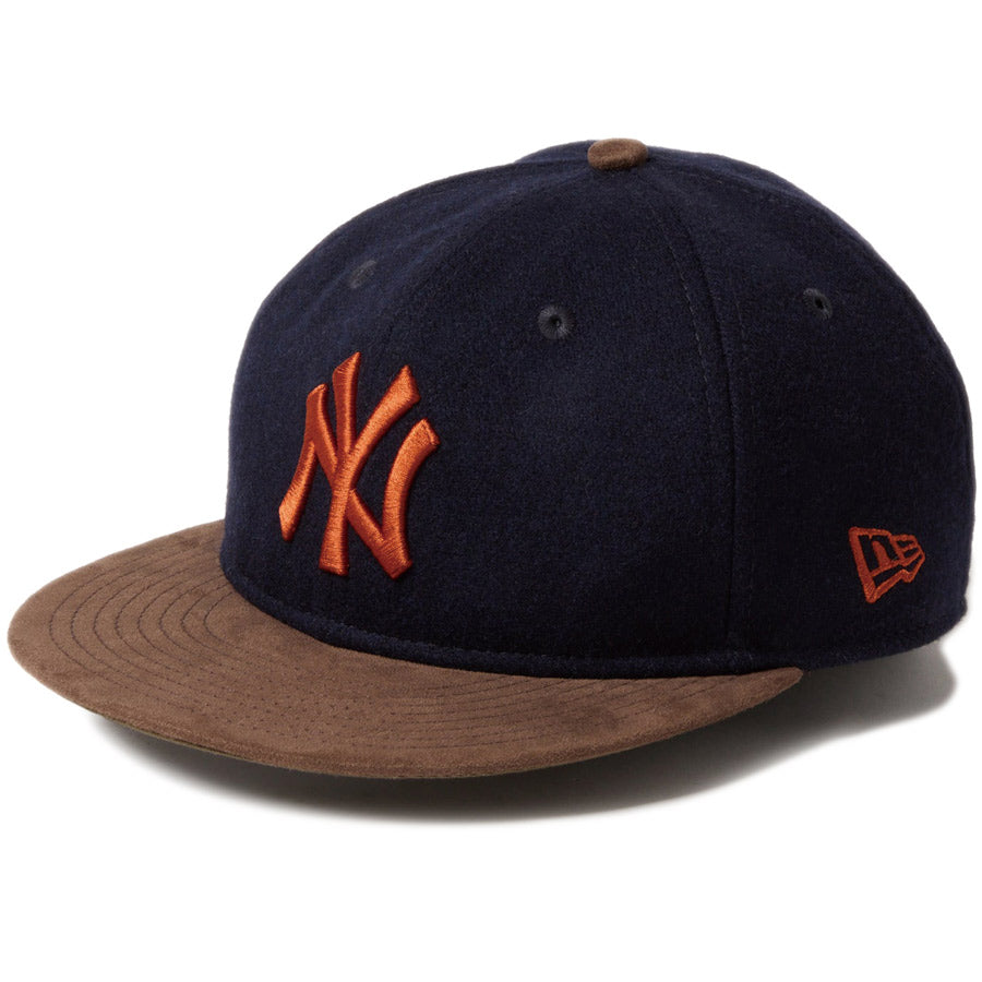 RC 9FIFTY ニューヨーク・ヤンキース ネイビー ブラウンスウェードバイザー