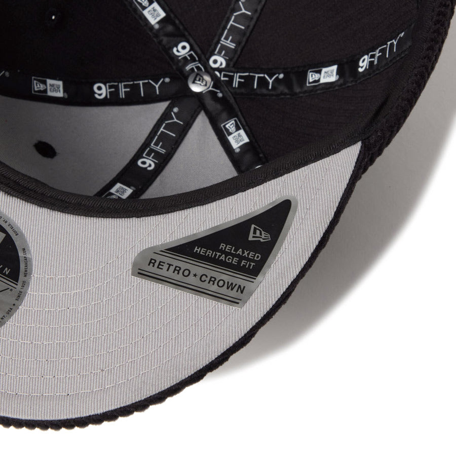 RC 9FIFTY レザーストラップ Corduroy コーデュロイ ロサンゼルス・ドジャース ブラック