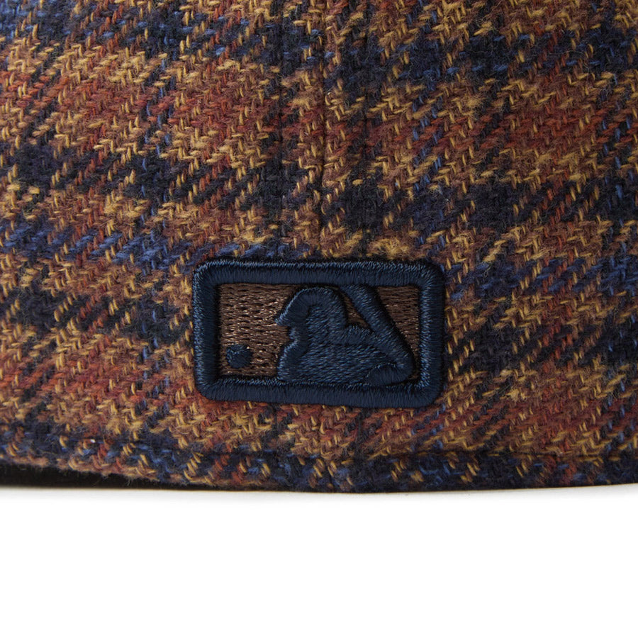 LP 59FIFTY MLB Plaid Flannel フランネル チェック ニューヨーク・ヤンキース ブラウン ネイビー