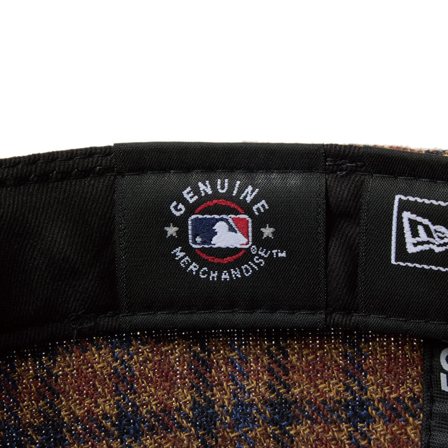 LP 59FIFTY MLB Plaid Flannel フランネル チェック ニューヨーク・ヤンキース ブラウン ネイビー