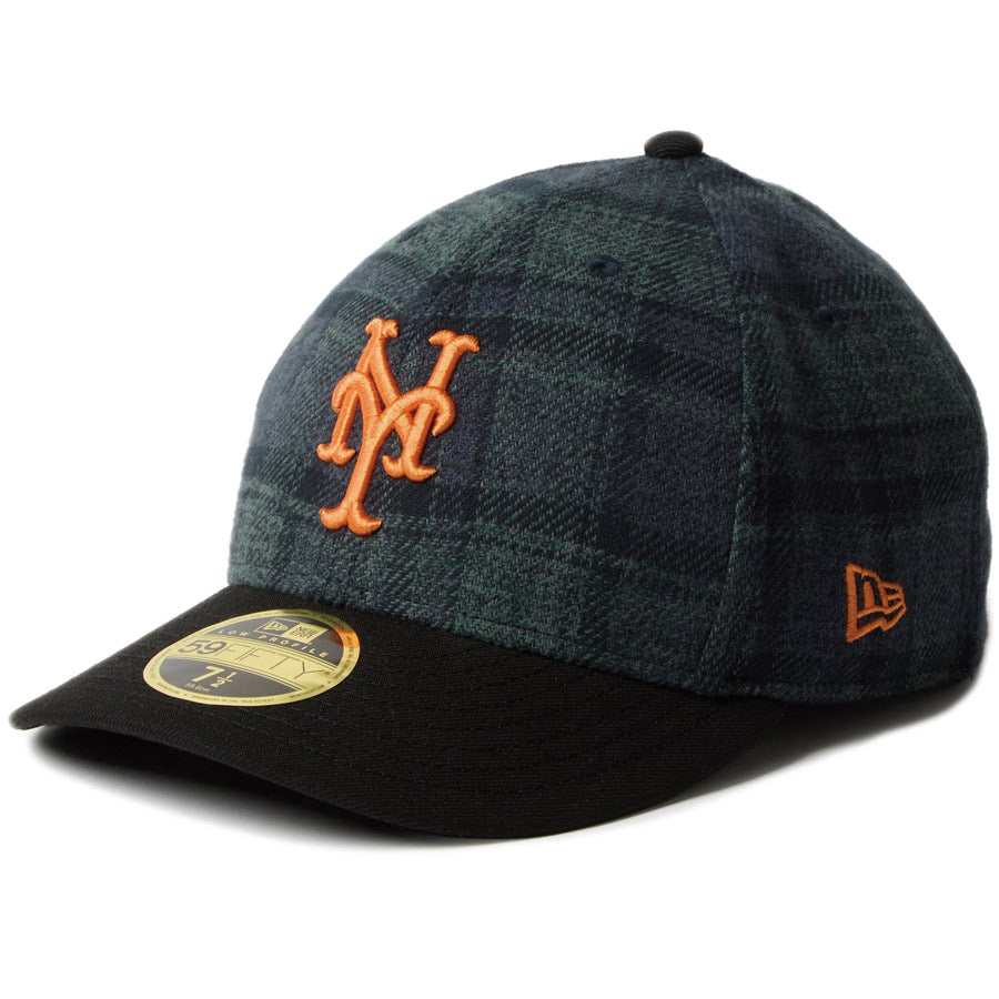 LP 59FIFTY MLB Plaid Flannel フランネル チェック ニューヨーク・メッツ グリーン ブラック
