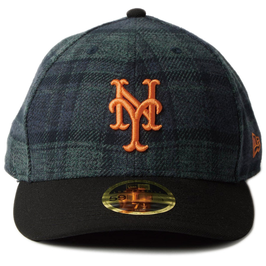 LP 59FIFTY MLB Plaid Flannel フランネル チェック ニューヨーク・メッツ グリーン ブラック