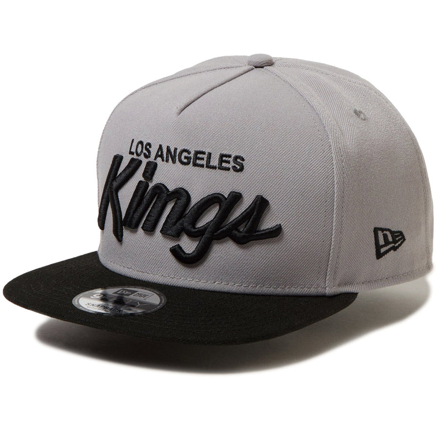 9FIFTY A-Frame NHL ロサンゼルス・キングス グレー ブラックバイザー