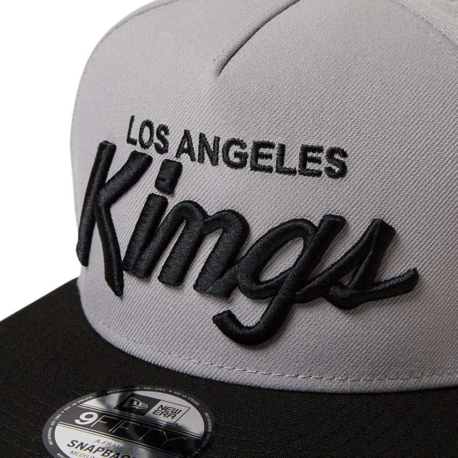 9FIFTY A-Frame NHL ロサンゼルス・キングス グレー ブラックバイザー