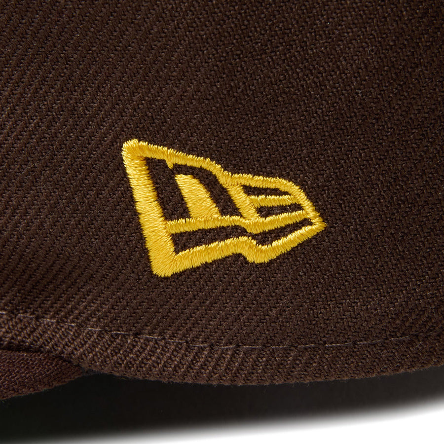 9FIFTY ソフトバックラム MLB ダブルロゴ サンディエゴ・パドレス クーパーズタウン バーントウッド
