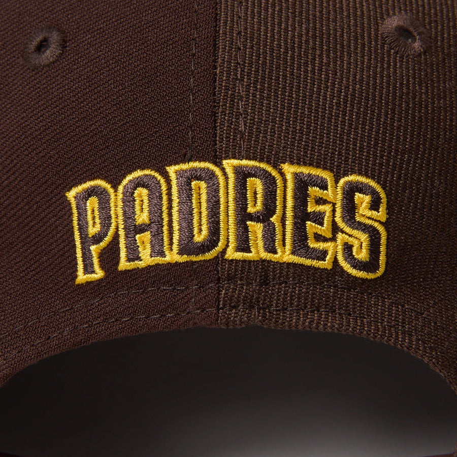 9FIFTY ソフトバックラム MLB ダブルロゴ サンディエゴ・パドレス クーパーズタウン バーントウッド