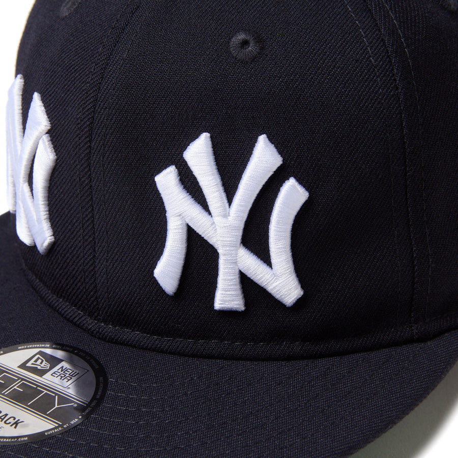 9FIFTY ソフトバックラム MLB ダブルロゴ ニューヨーク・ヤンキース クーパーズタウン ネイビー
