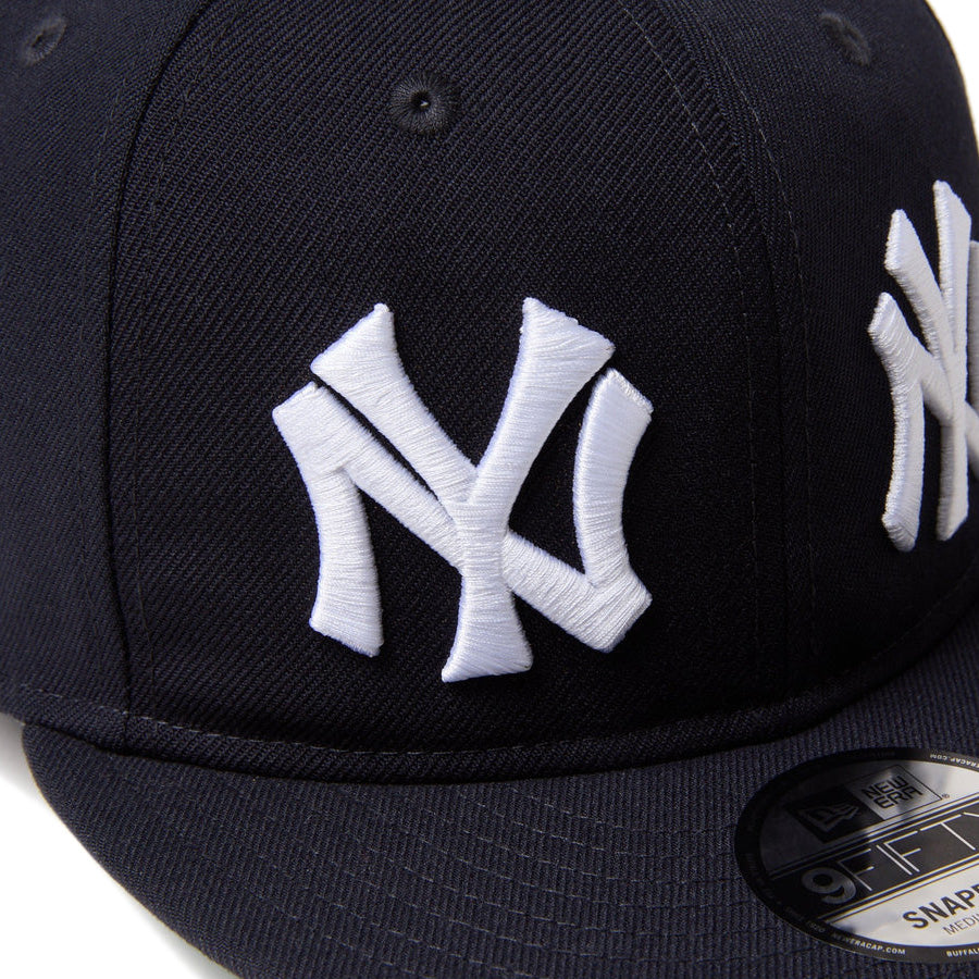 9FIFTY ソフトバックラム MLB ダブルロゴ ニューヨーク・ヤンキース クーパーズタウン ネイビー