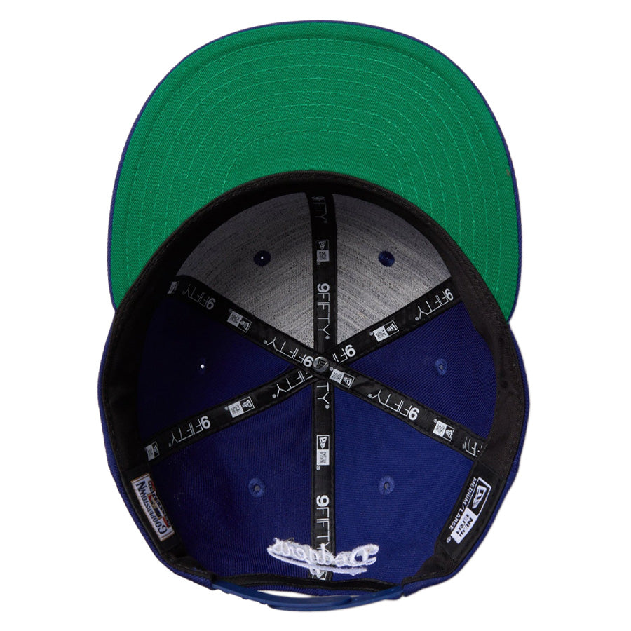 9FIFTY ソフトバックラム MLB ダブルロゴ ロサンゼルス・ドジャース クーパーズタウン ダークロイヤル