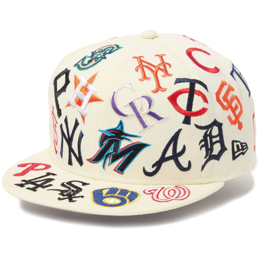 9FIFTY Team Logo Allover MLB クローム