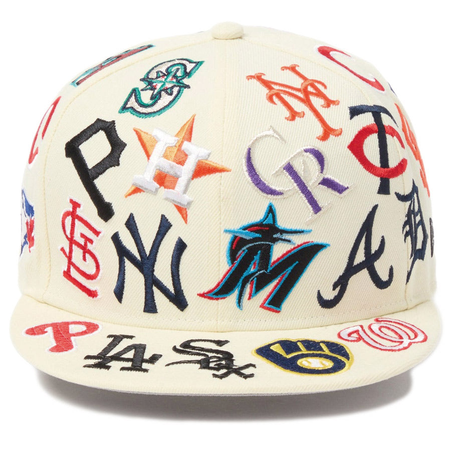 9FIFTY Team Logo Allover MLB クローム