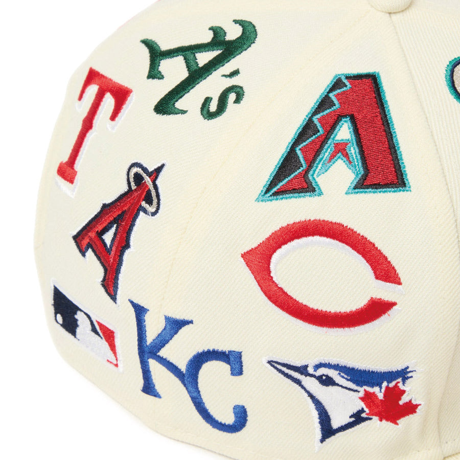 9FIFTY Team Logo Allover MLB クローム