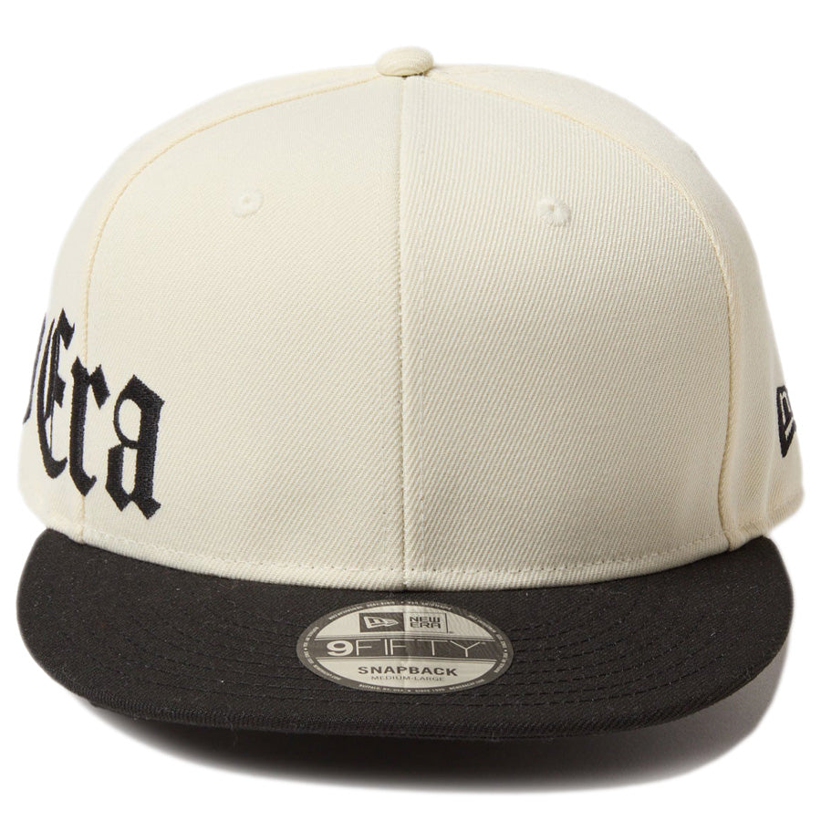 9FIFTY Essential オールドイングリッシュロゴ クローム ブラックバイザー