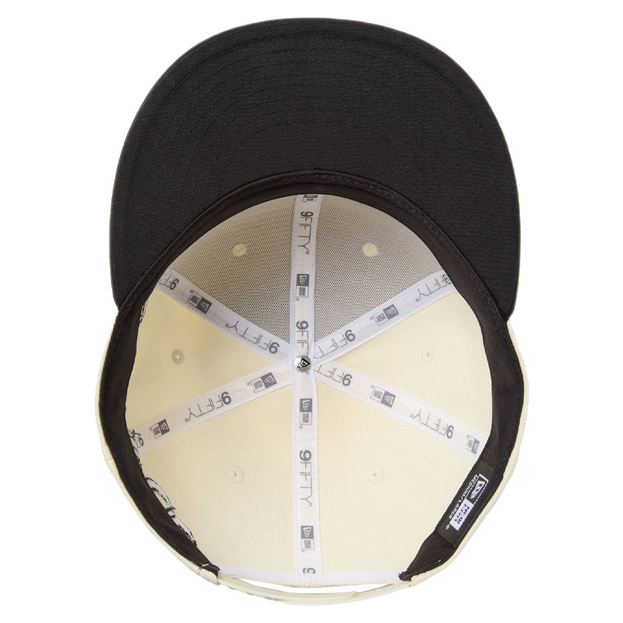 9FIFTY Essential オールドイングリッシュロゴ クローム ブラックバイザー