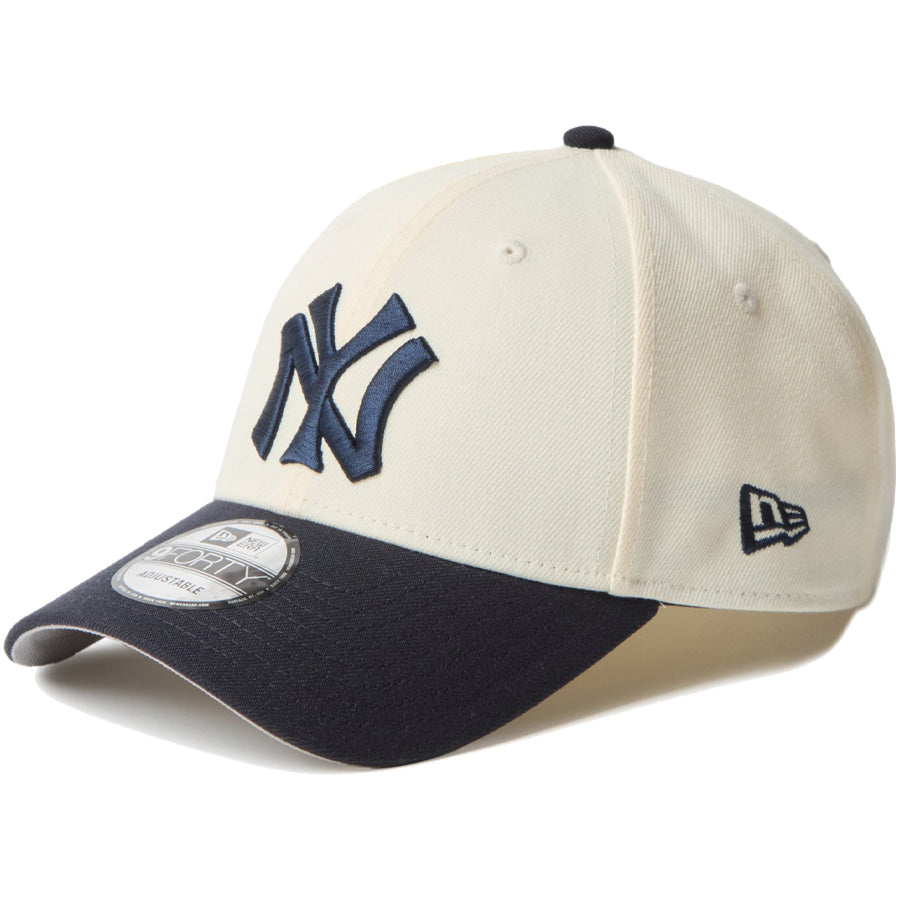 9FORTY MLB 2-Tone ニューヨーク・ヤンキース クーパーズタウン ワインコルク ネイビーバイザー