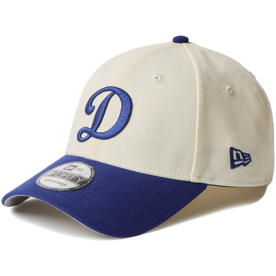 9FORTY MLB 2-Tone ロサンゼルス・ドジャース クーパーズタウン ワインコルク ダークロイヤルバイザー
