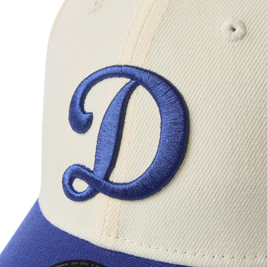 9FORTY MLB 2-Tone ロサンゼルス・ドジャース クーパーズタウン ワインコルク ダークロイヤルバイザー