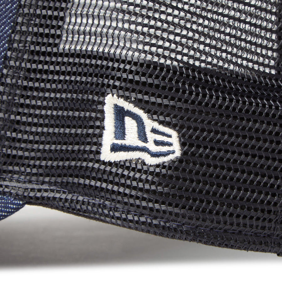 9FORTY A-Frame トラッカー Denim ウーブンパッチ インディゴデニム