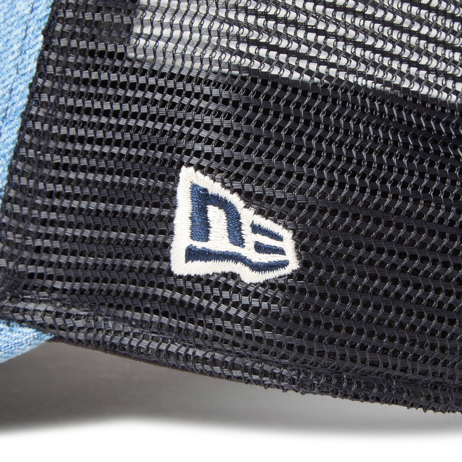 9FORTY A-Frame トラッカー Denim ウーブンパッチ ウォッシュドデニム