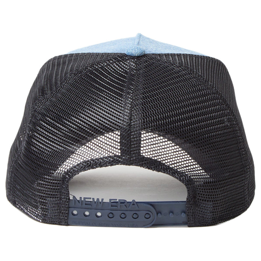 9FORTY A-Frame トラッカー Denim ウーブンパッチ ウォッシュドデニム