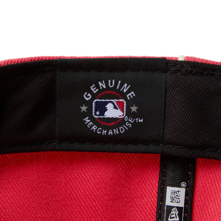 9FORTY A-Frame MLB Piping 2Tone ニューヨーク・ヤンキース コーラル/ブラック
