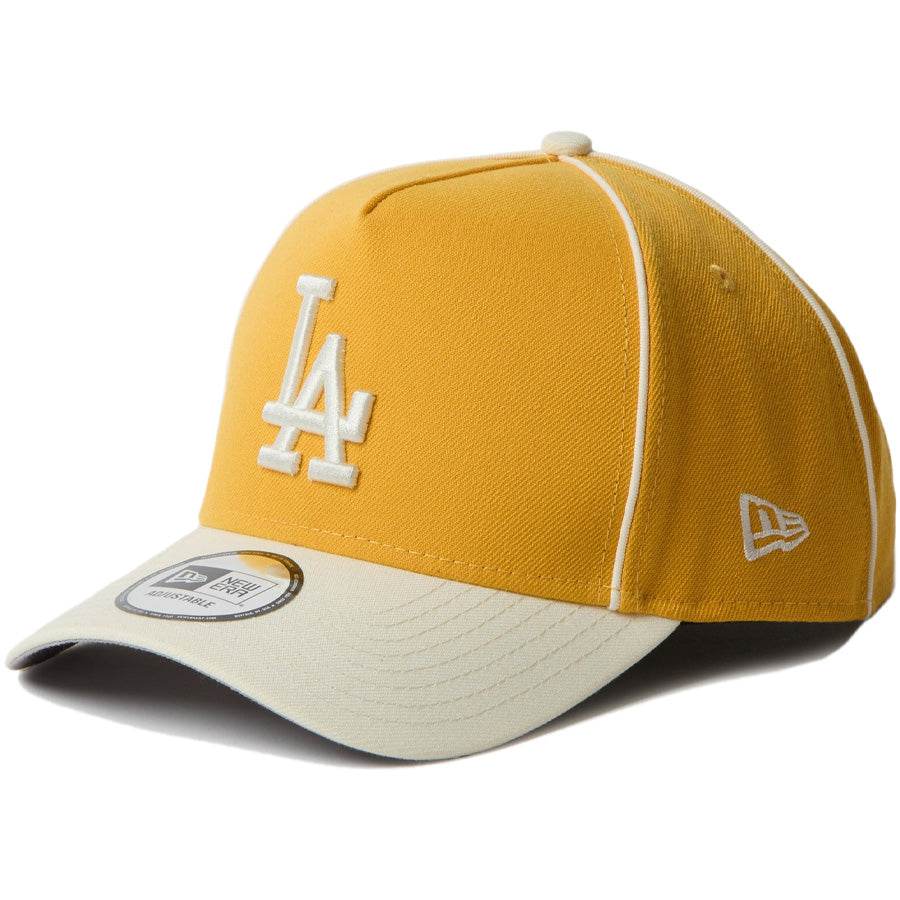 9FORTY A-Frame MLB Piping 2Tone ロサンゼルス・ドジャース Aゴールド/クローム