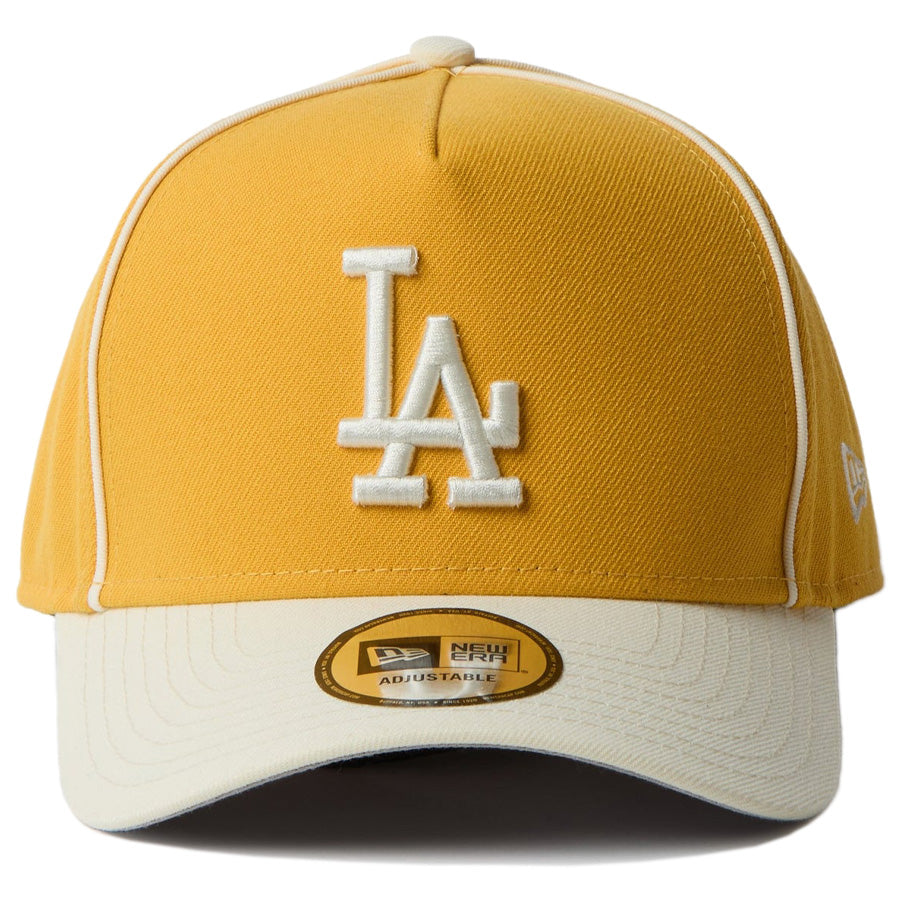 9FORTY A-Frame MLB Piping 2Tone ロサンゼルス・ドジャース Aゴールド/クローム