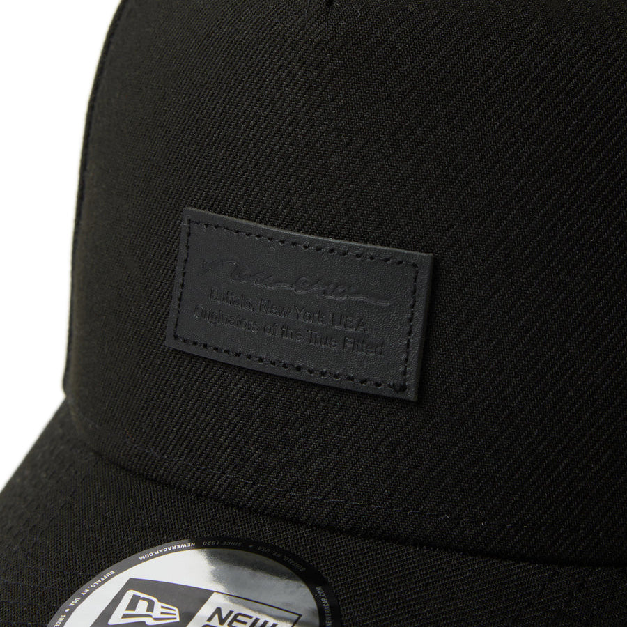 ニューエラ キャップ NEW ERA 9FORTY A-Frame レザーパッチ Leather
