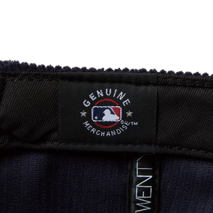 9TWENTY Corduroy コーデュロイ アトランタ・ブレーブス ネイビー ブラックバイザー