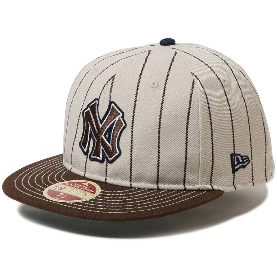 59FIFTY ソフトバックラム Heritage Collection ニューヨーク・ヤンキース クーパーズタウン ウォルナット