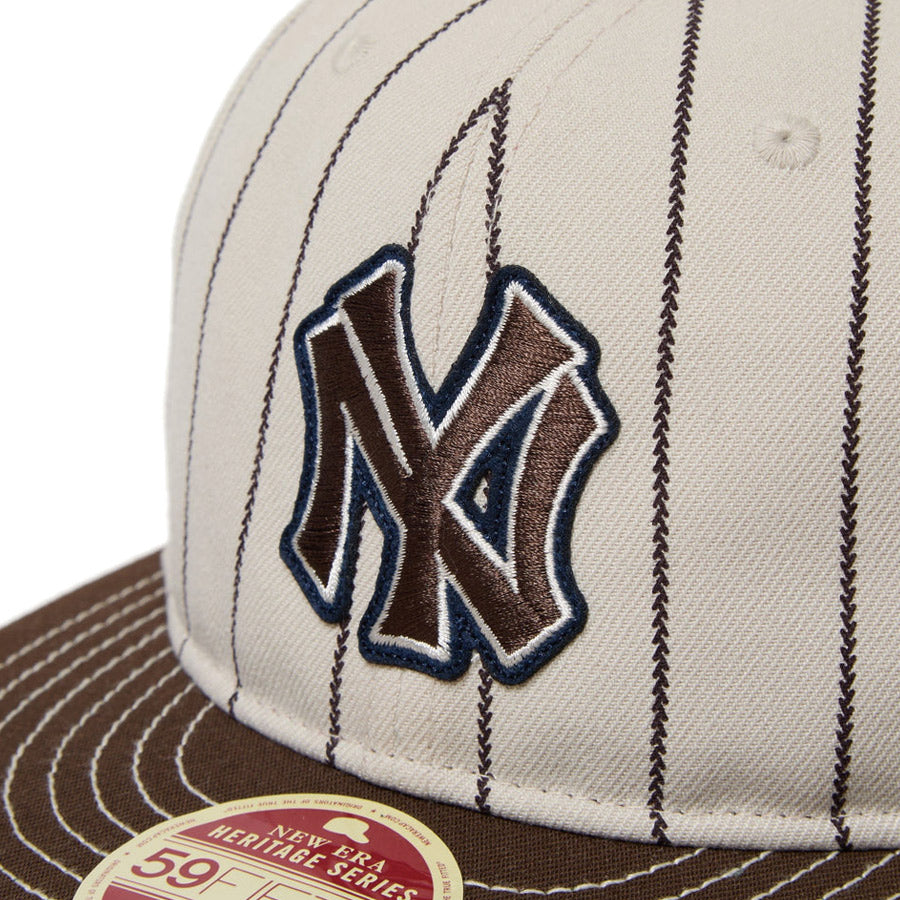 59FIFTY ソフトバックラム Heritage Collection ニューヨーク・ヤンキース クーパーズタウン ウォルナット