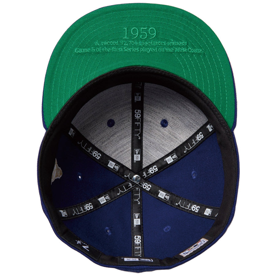 59FIFTY ソフトバックラム World Series ロサンゼルス・ドジャース クーパーズタウン ダークロイヤル