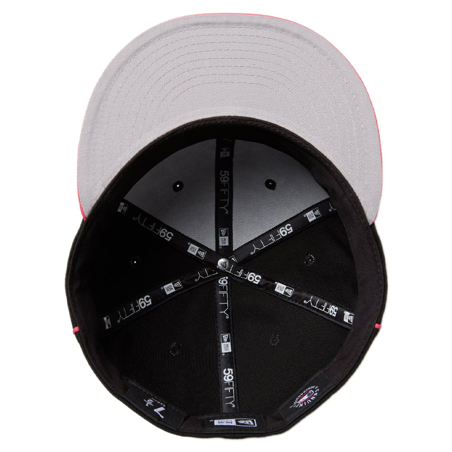 59FIFTY MLB Piping 2Tone ニューヨーク・ヤンキース ブラック/コーラル