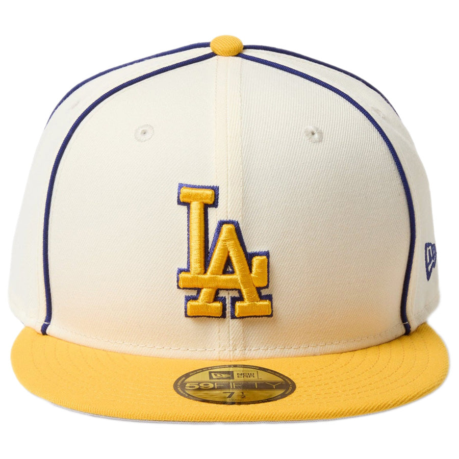 59FIFTY MLB Piping 2Tone ロサンゼルス・ドジャース クローム/Aゴールド