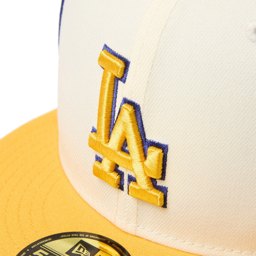 59FIFTY MLB Piping 2Tone ロサンゼルス・ドジャース クローム/Aゴールド