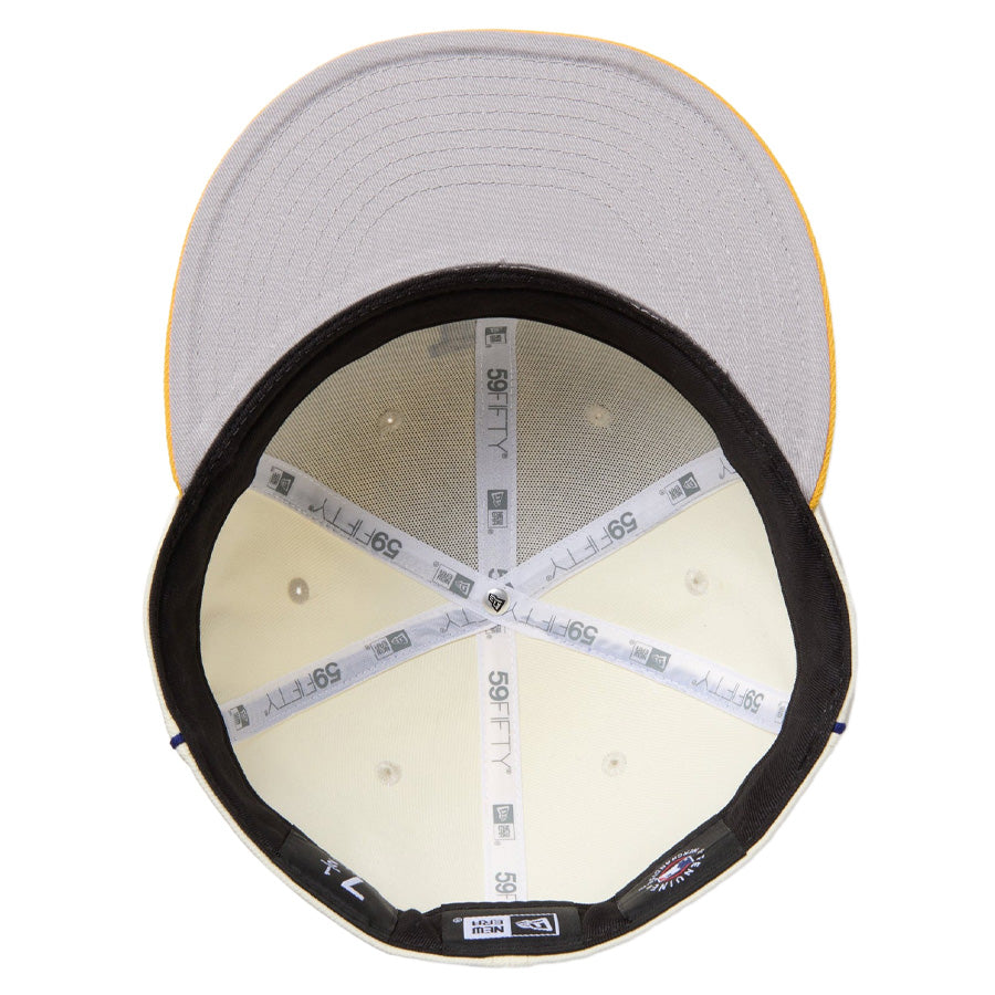 59FIFTY MLB Piping 2Tone ロサンゼルス・ドジャース クローム/Aゴールド