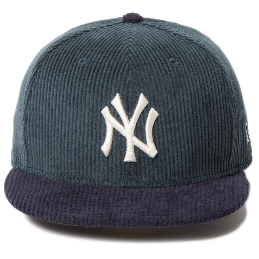 59FIFTY Corduroy コーデュロイ ニューヨーク・ヤンキース ブルーグリーン ネイビーバイザー