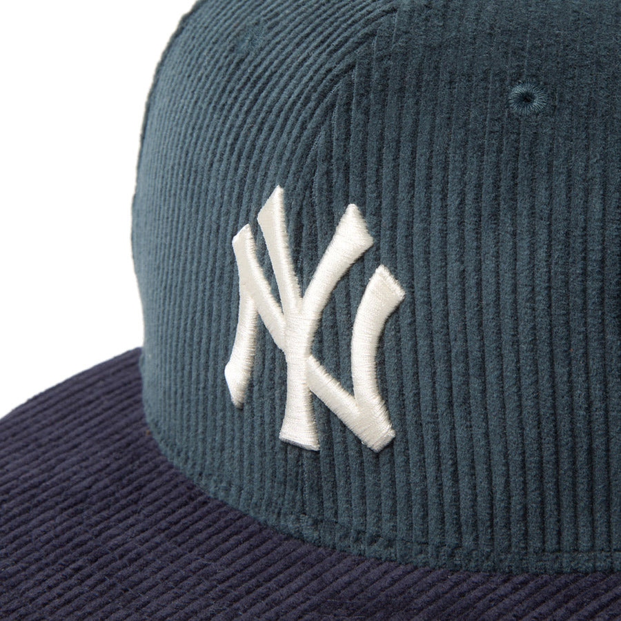 59FIFTY Corduroy コーデュロイ ニューヨーク・ヤンキース ブルーグリーン ネイビーバイザー