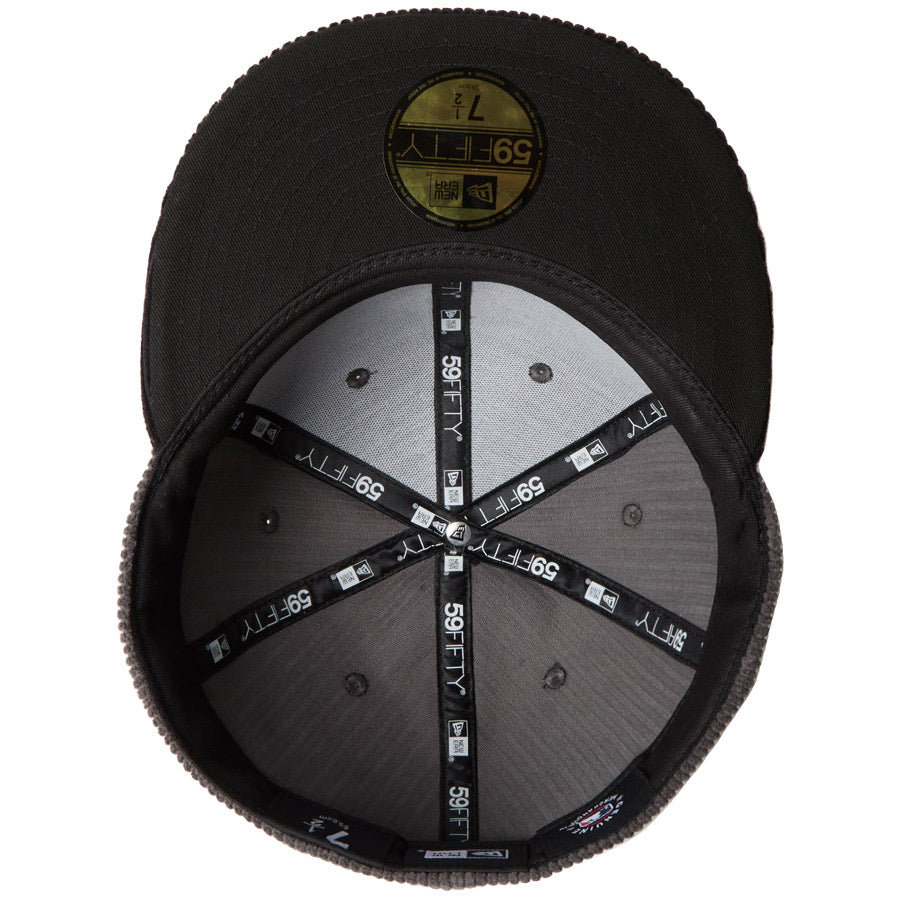 59FIFTY Corduroy コーデュロイ シカゴ・ホワイトソックス グレー ブラックバイザー