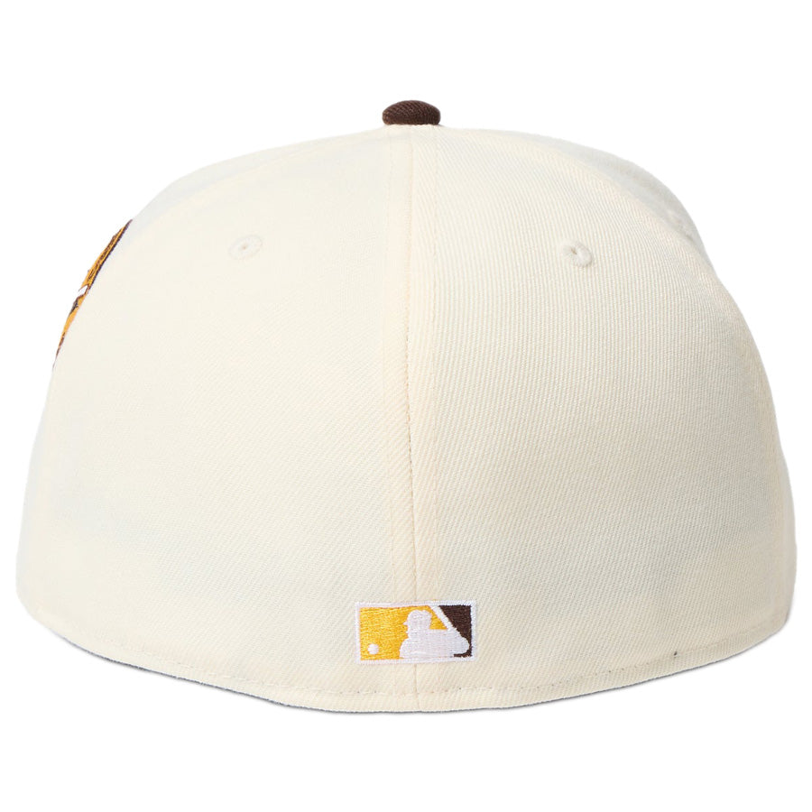 59FIFTY MLB 2-Tone サンディエゴ・パドレス クーパーズタウン ワインコルク バーントウッドバイザー