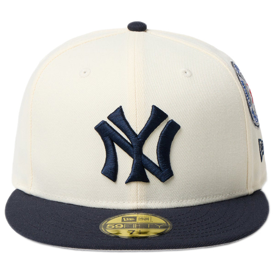 59FIFTY MLB 2-Tone ニューヨーク・ヤンキース クーパーズタウン ワインコルク ネイビーバイザー