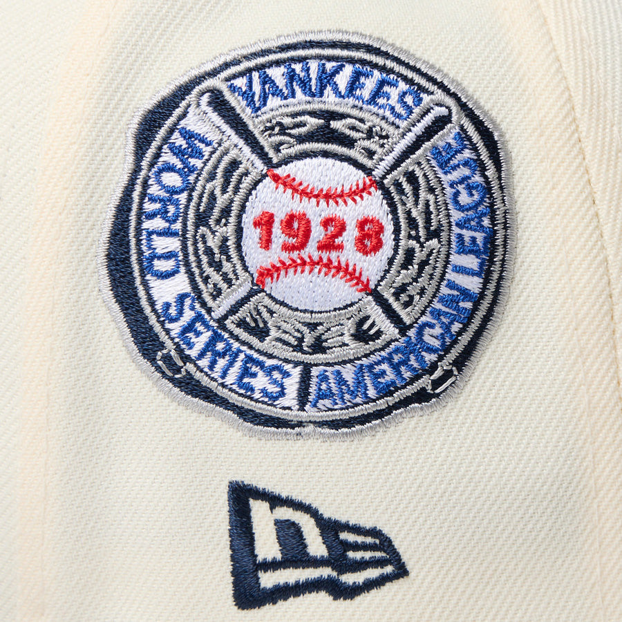 59FIFTY MLB 2-Tone ニューヨーク・ヤンキース クーパーズタウン ワインコルク ネイビーバイザー