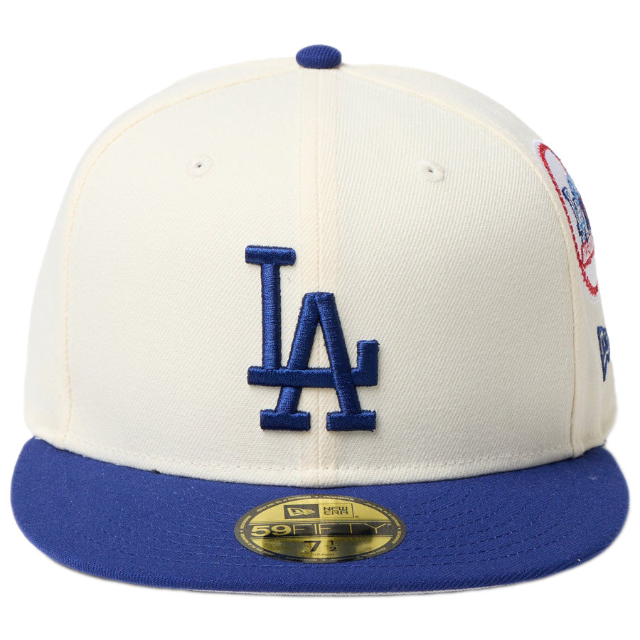 59FIFTY MLB 2-Tone ロサンゼルス・ドジャース クーパーズタウン ワインコルク ダークロイヤルバイザー