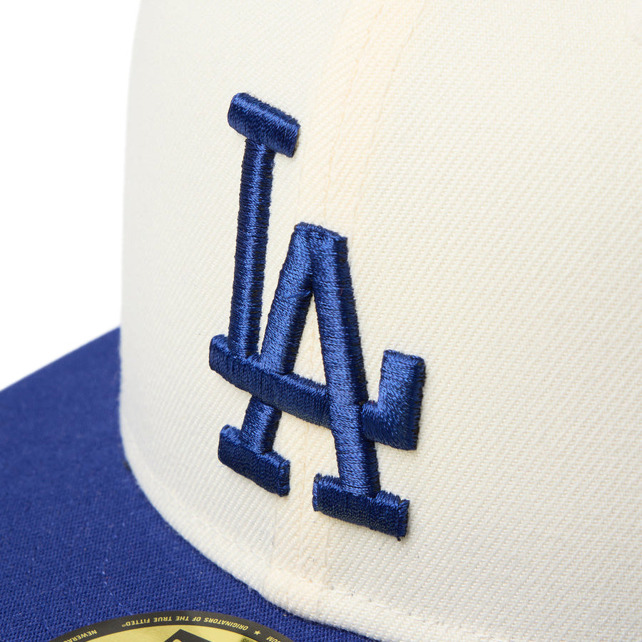 59FIFTY MLB 2-Tone ロサンゼルス・ドジャース クーパーズタウン ワインコルク ダークロイヤルバイザー