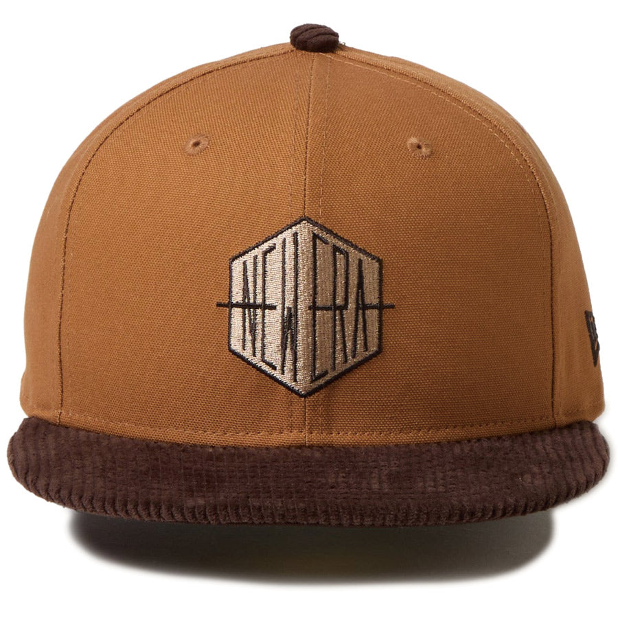 59FIFTY 2-Tone Duck Canvas Hexa Logo カーキ ダークブラウン