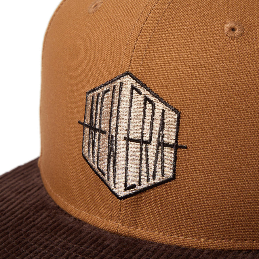 59FIFTY 2-Tone Duck Canvas Hexa Logo カーキ ダークブラウン