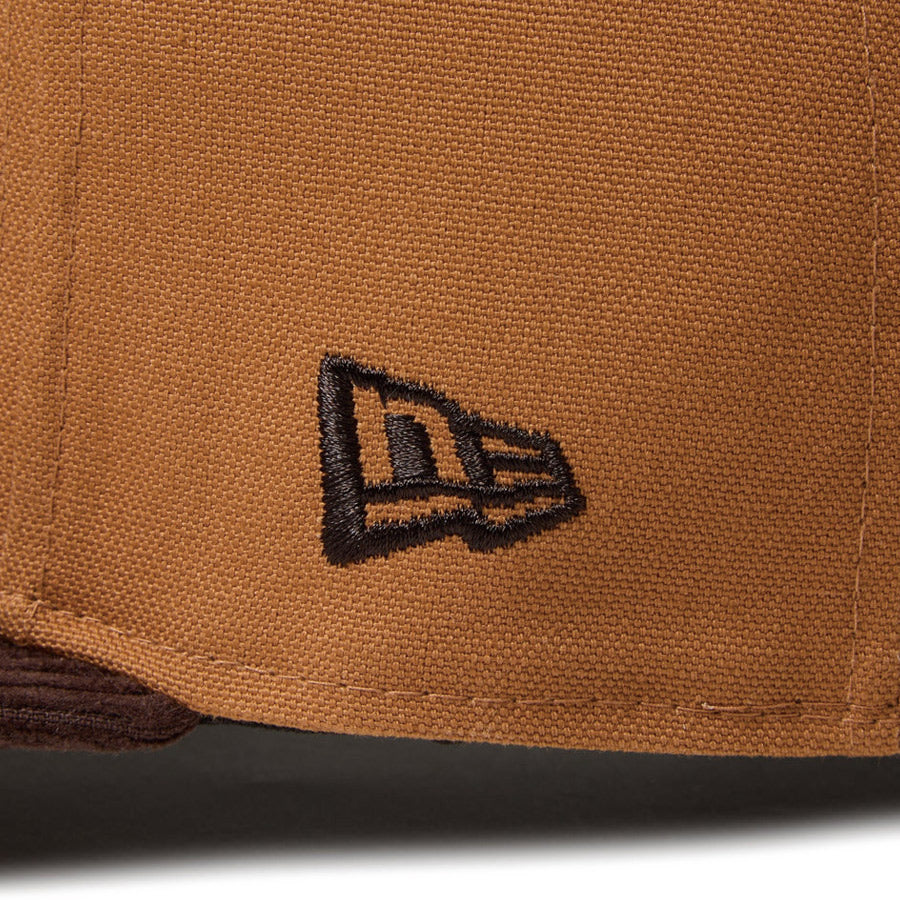 59FIFTY 2-Tone Duck Canvas Hexa Logo カーキ ダークブラウン