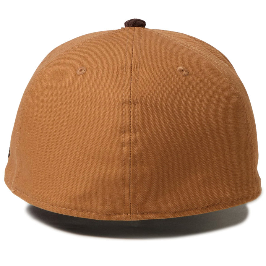 59FIFTY 2-Tone Duck Canvas Hexa Logo カーキ ダークブラウン